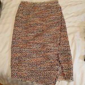 Multicolor Tweed H&M pencil skirt